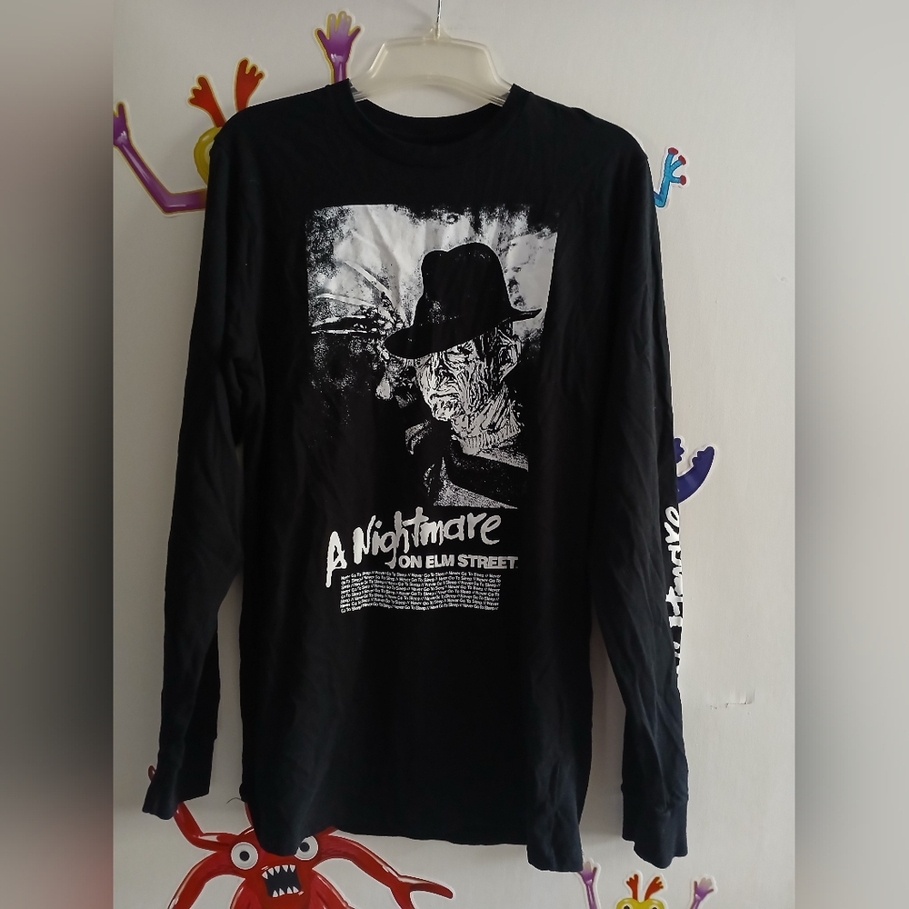 Freddy Krueger Lobg Sleece Shirt
